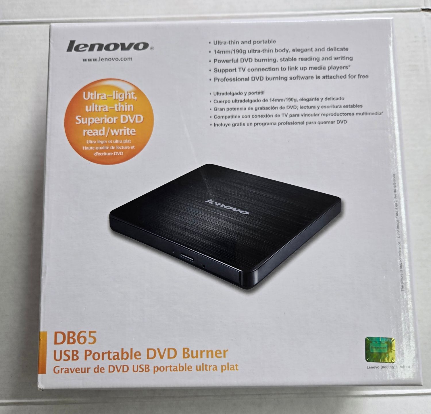 Lenovo Slim DVD Burner DB65 | 888015471 | MAY66009401