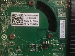 38XNM | 038XNM | Dell NVIDIA Quadro 4000 PCIe 2GB Video Card