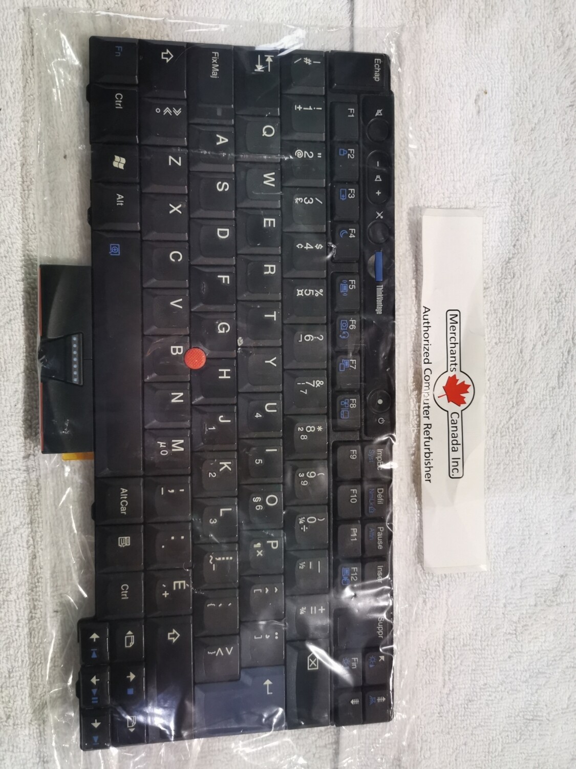 45N2213 | 45N2178 | 45N2038 | 45N2073 | 45N2108 | 45N2143 | Lenovo ThinkPad Canadian French Keyboard for T400S, T410 ,T420, T410S, T420S, T510, T520, W510, W520, X220, X220i