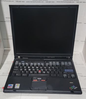 IBM ThinkPad T42 Pentium PM 1.70 GHz | 512MB | 40GB | 15" | DVD+CDRW | VGA | PORT PARALLÈLE | PS2 | 2378-RCU | 2378RCU