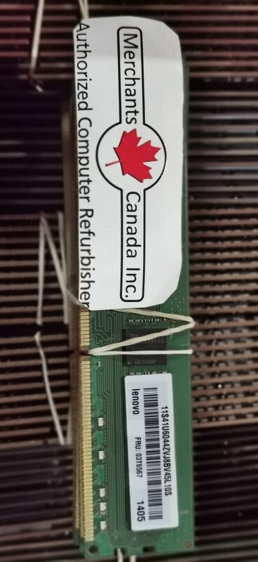Lenovo 8GB DDR3-1600 (PC3-12800U) Desktop Memory – 03T6567 / 41U6044