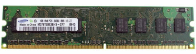 Samsung 1GB DDR2-800 (PC2-6400) Desktop Memory – M378T2863EHS