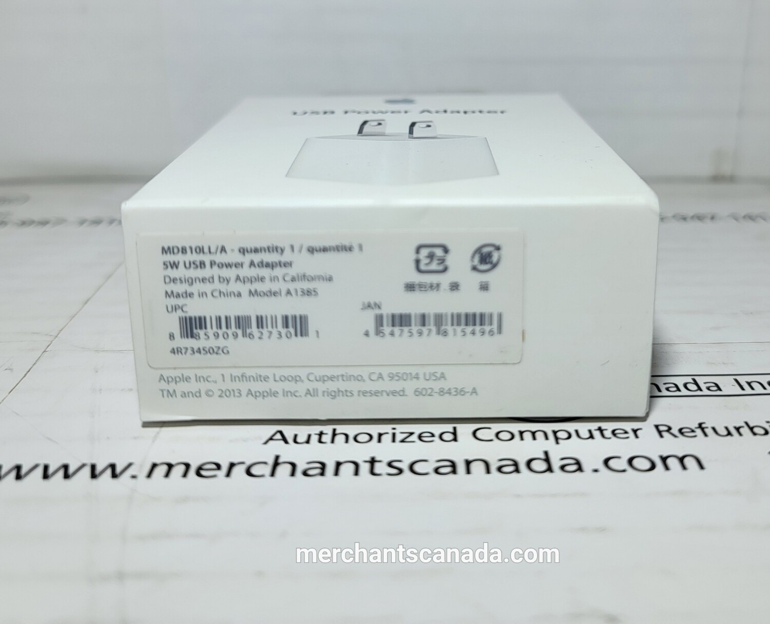 Genuine Apple 5W USB Power Adapter | A1385 | MD810LL/A | New
