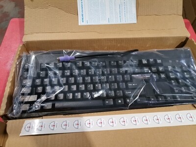 Chicony KB-2961 PS/2 Keyboard – English – Black – 3862A182 – New Chicony KB-2961 PS/2 Keyboard – English – Black – 3862A182 – New