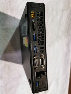 Lenovo ThinkCentre M93P Tiny Core i5-4570T 2.90 GHz | 8GB | 250GB SSD | VGA | Display Port | 5 x USB | 1920 x 1080 | Windows 7 Pro | 10AAS01N00