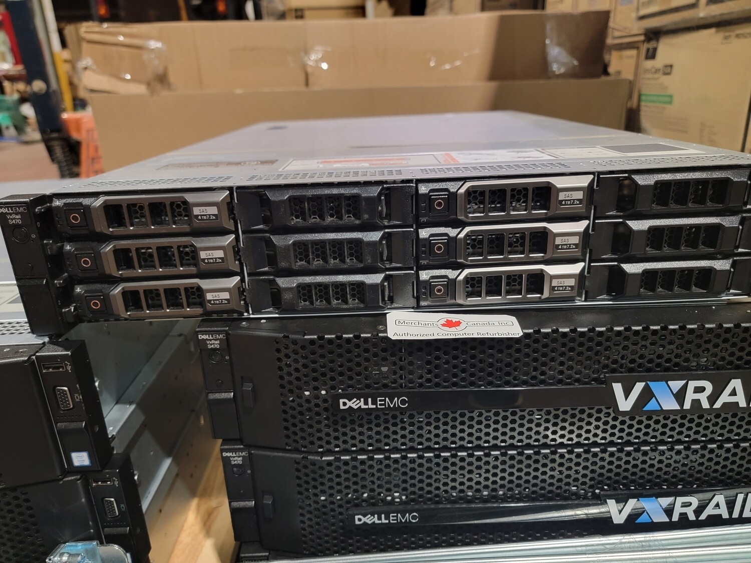 Dell EMC VXRAIL S470 2 x Intel Xeon E5-2600 V4 (14 Cores ) | 256GB RAM | Dual 1100W Power Supplies | 4 x 10GB NIC | 2 x GB NIC | iDRAC