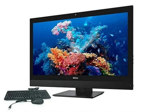 Dell OptiPlex 7450 AIO Quad Core Intel Core i5-7500 3.4 GHz | 8GB | 128GB SSD | 23.8" FHD (1920 x 1080) | Camera | Wi-Fi | USB-C | HDMI | Windows 11 Pro | Refurbished | 210-AKMX