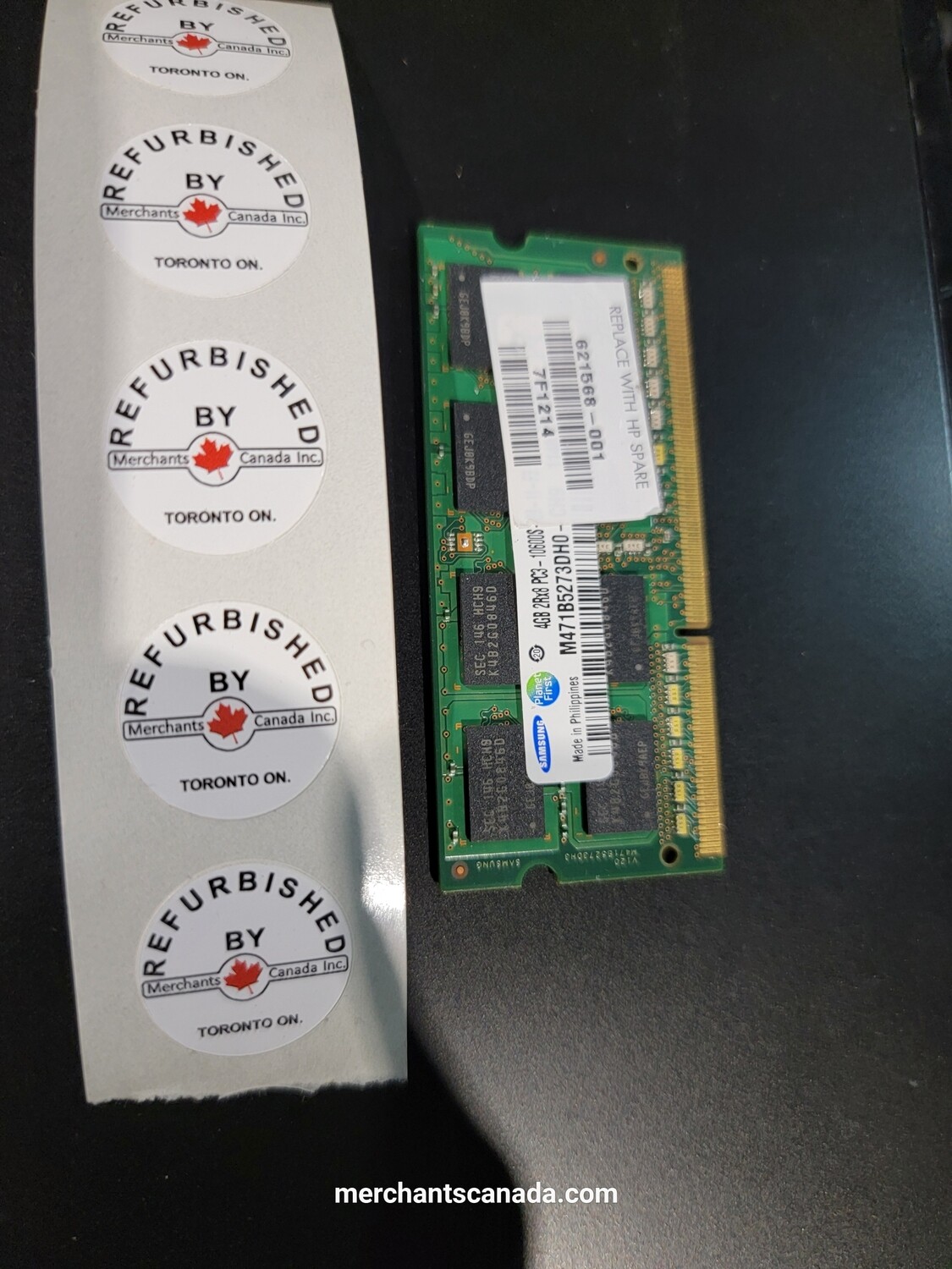 HP 4GB DDR3-1333 PC3-10600S SODIMM – 621568-001