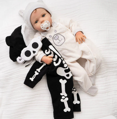 Paradise Galleries Peek-A-Boo 21" Realistic Baby Doll by Jannie de Lange – Two Outfits – New in Box