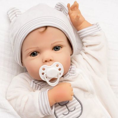Paradise Galleries Peek-A-Boo 21" Realistic Baby Doll by Jannie de Lange – Two Outfits – New in Box