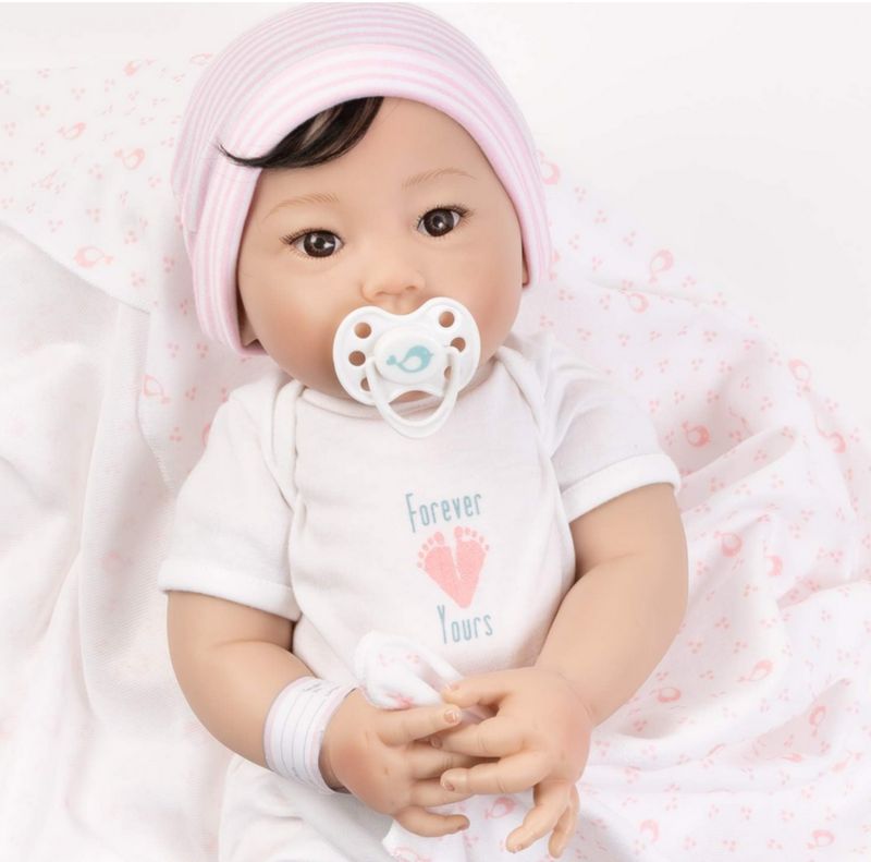 Paradise Galleries Forever Yours – Blessing 18" Realistic Newborn Doll by Ping Lau – New in Box