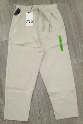 ZARA Men's Cotton Sweatpants – Beige – New with Tags ZARA Men's Cotton Sweatpants – Beige – New with Tags