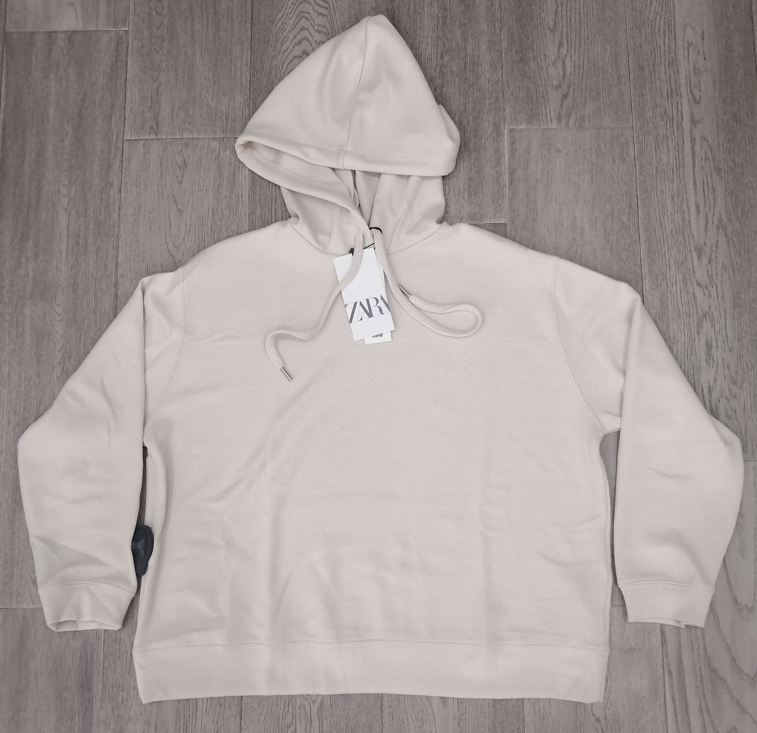 ZARA Women's Athletic Hoodie – Beige – New with Tags