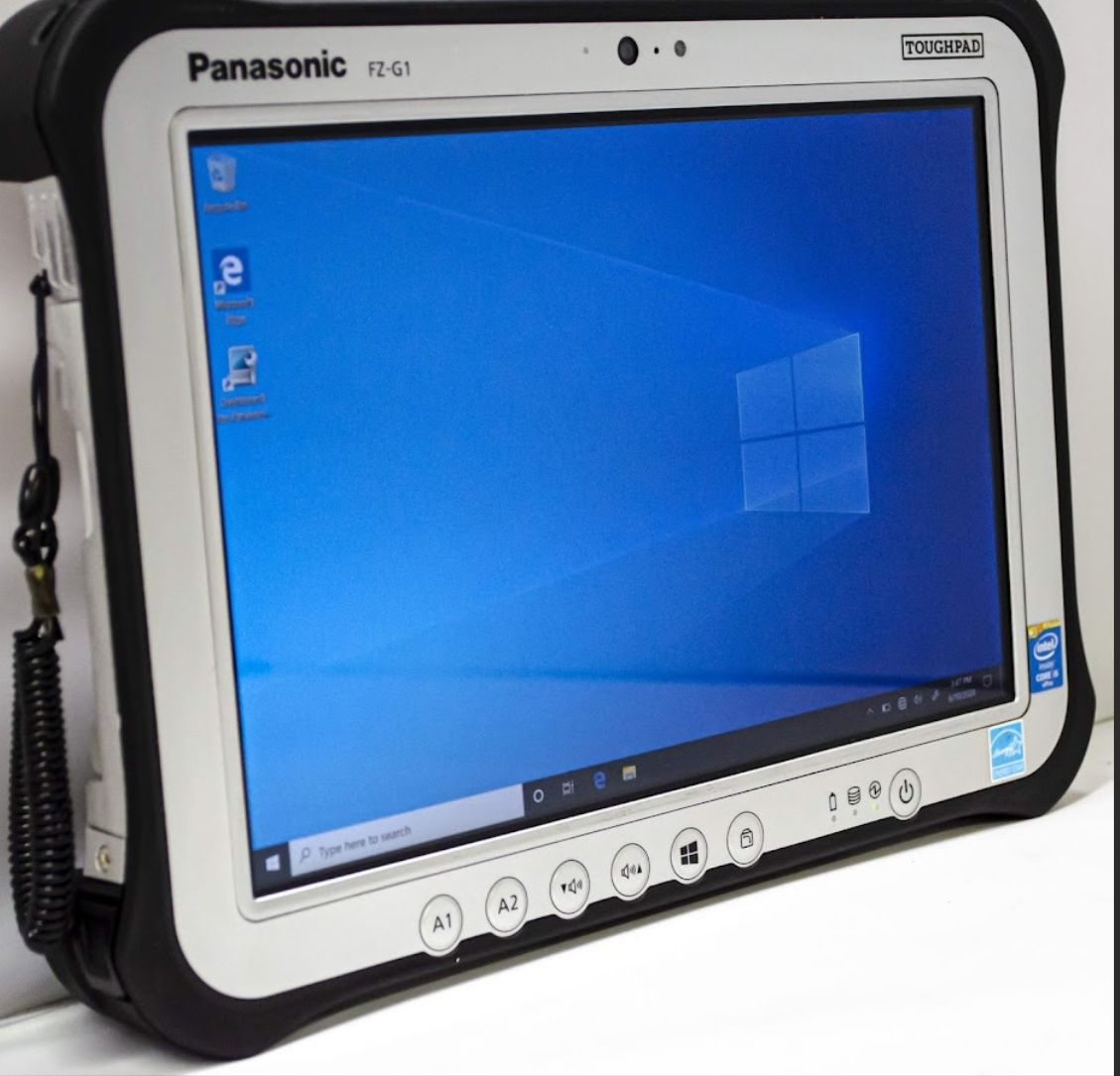 FZ-G1P2119VM | Panasonic Toughpad FZ-G1 MK4 | Intel Core i5-6300U | 8GB | 128GB SSD | 10.1" Multi-Touch WSXGA (1920 x 1200) | Pen | GPS |