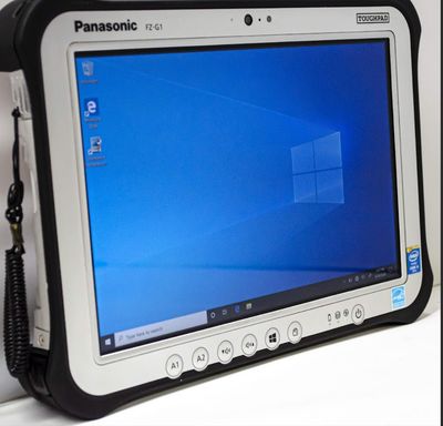 Panasonic Toughpad FZ-G1 MK5 10.1" Rugged Tablet – Intel i5-7300U, 8GB RAM, 128GB SSD, Dedicated GPS, Windows 11 Pro (FZ-G1U5614VM)