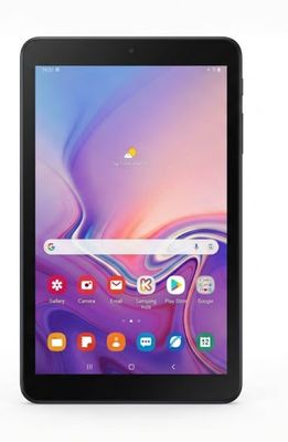 Samsung Galaxy Tab A 8.0" (SM-T387W) 32GB Tablet – Wi-Fi + 4G LTE with gently used, high-durability protective cover