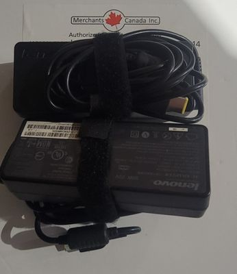 Lenovo 90W AC Adapter Charger | Slim Tip Yellow Square Plug | ThinkPad IdeaPad Yoga (45N0483 | 45N0251)