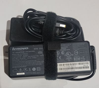 Lenovo 90W AC Adapter Charger | Slim Tip Yellow Square Plug | ThinkPad IdeaPad Yoga (45N0483 | 45N0251)