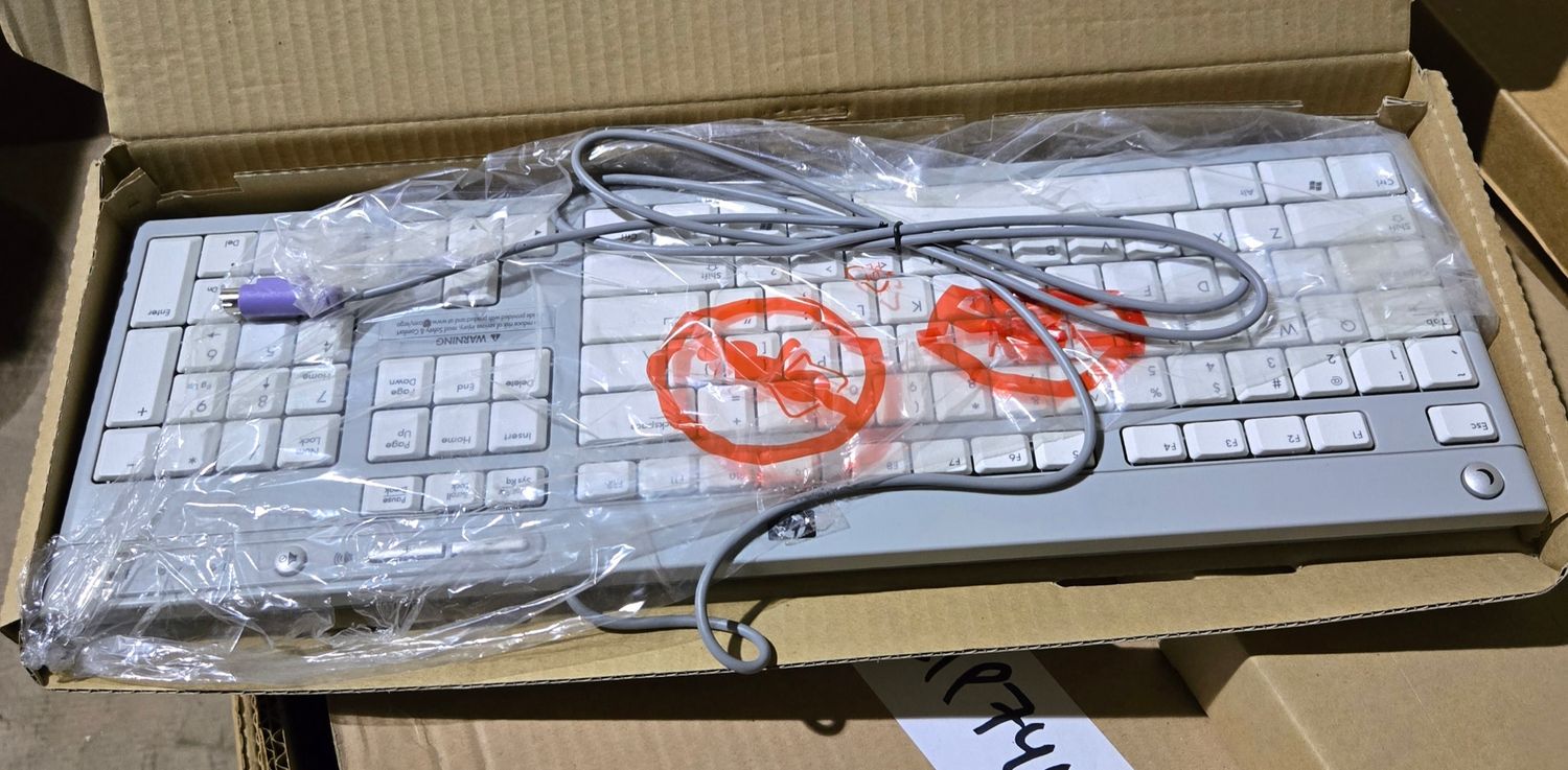 HP PS/2 Desktop Keyboard (Grey/Beige) – Part # 5069-8811 – Brand New in Box