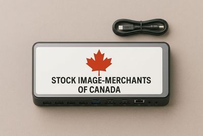 Stock image – laptop docking station