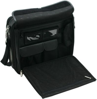 Targus CLN05 Leather Clamshell Laptop Briefcase – Fits laptops up to 15.4" – Black – New / used