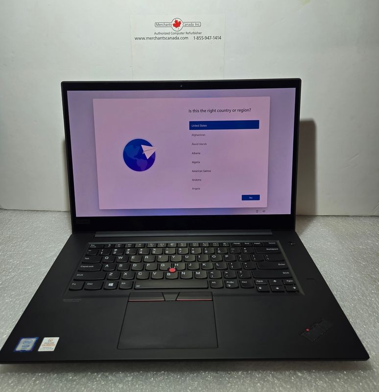 Lenovo ThinkPad P1 Gen 3 Mobile Workstation – Intel Xeon W-10855M 6-Core, 32GB RAM, 1TB NVMe SSD, 15.6" 4K OLED Touch, Quadro T2000