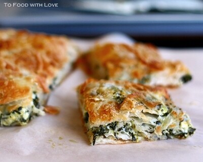 Feta &amp; Spinach Filo Pastry Borek
