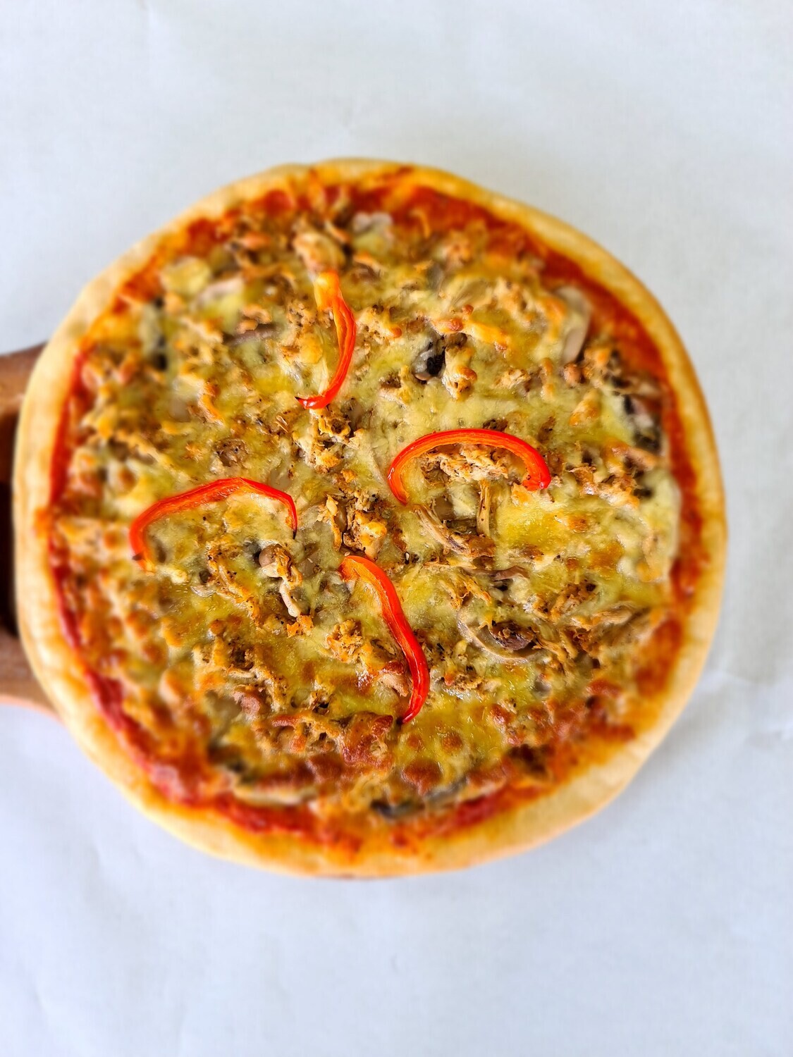 Chicken &amp; Mushroom Pizza
