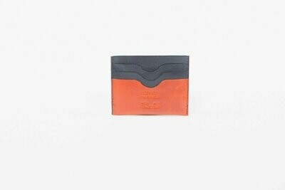 Card Holder - Orange Leather