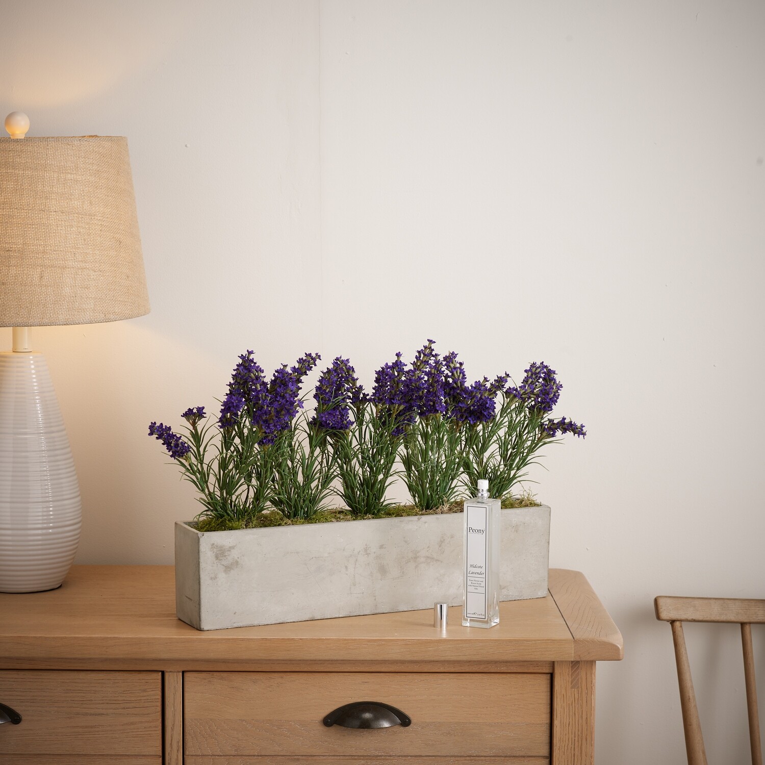 Lavender Window Planter with 100ml Lavender Fragrance Spray Lavender Window Planter with 100ml Lavender Fragrance Spray