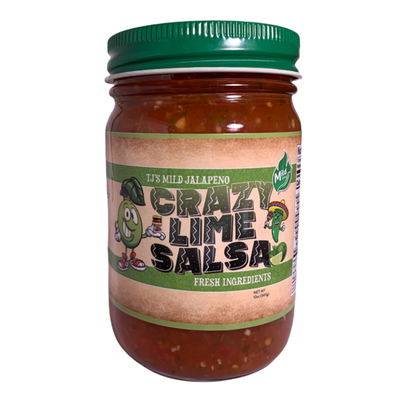12 OZ Mild Jalapeno Crazy Lime Salsa