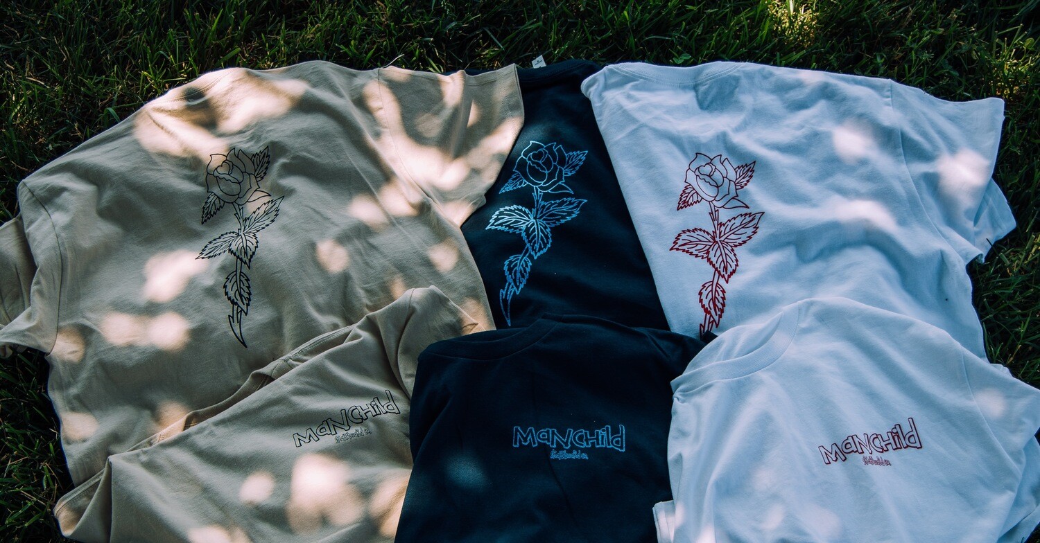 "ROSE HEART" t-shirt