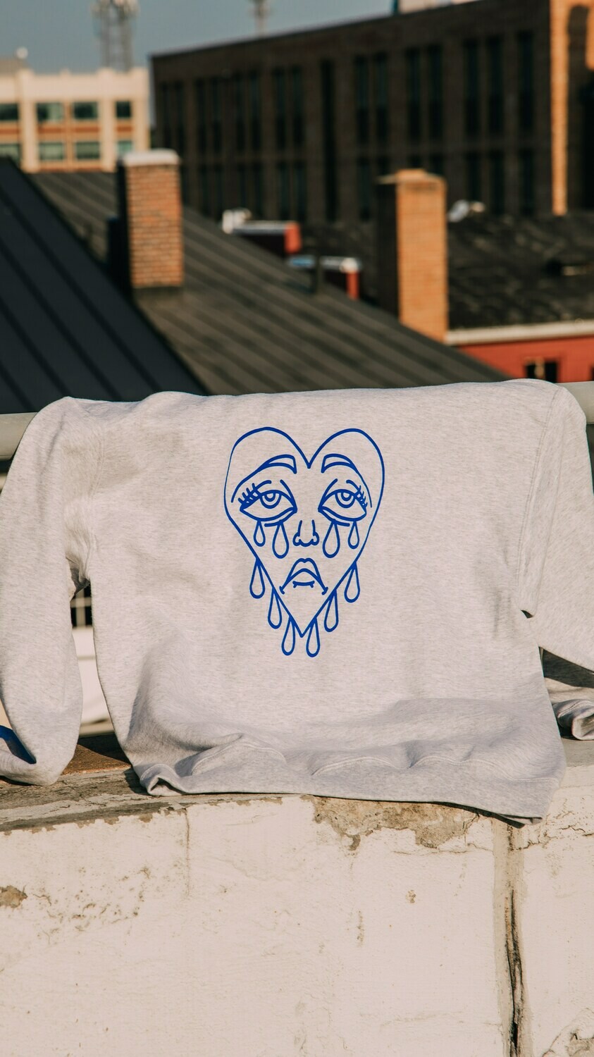 "CRYING HEART" hoodie