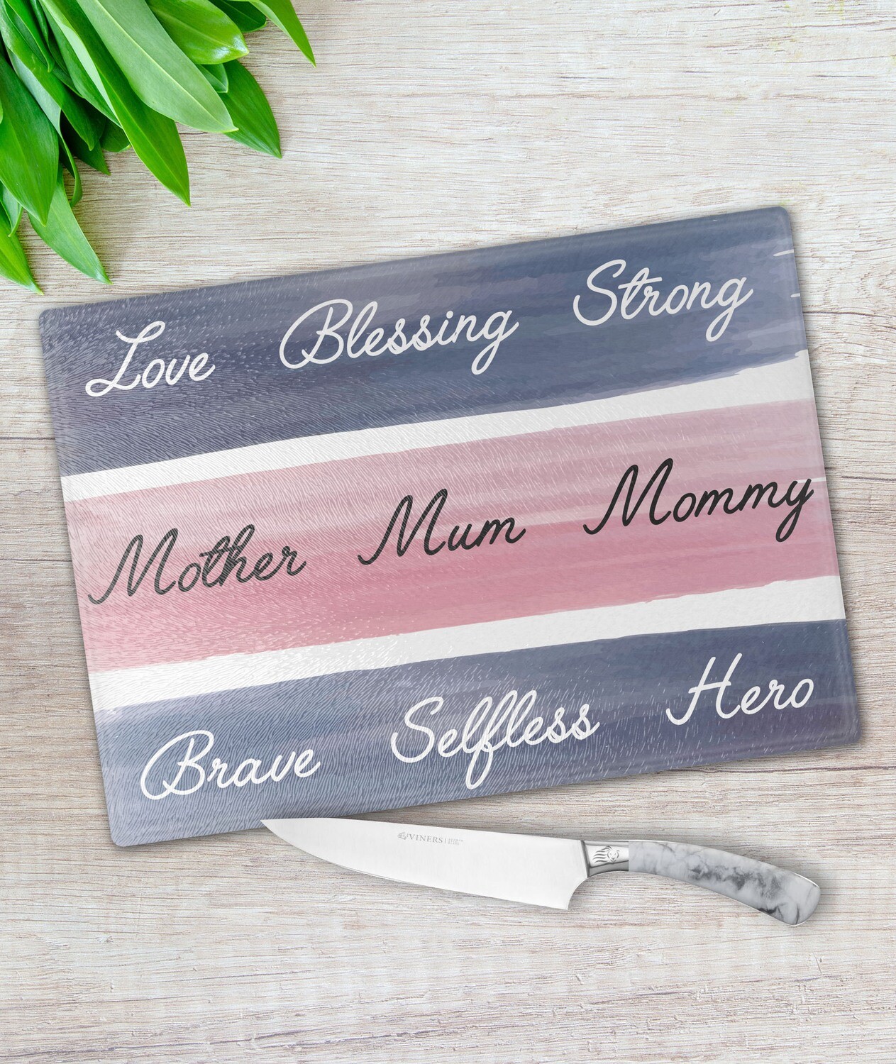 Mother Glass Chopping Board