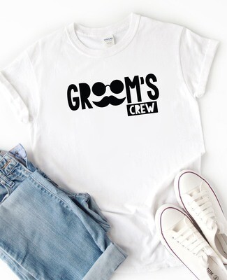 Personalized Groom's Crew T-Shirt