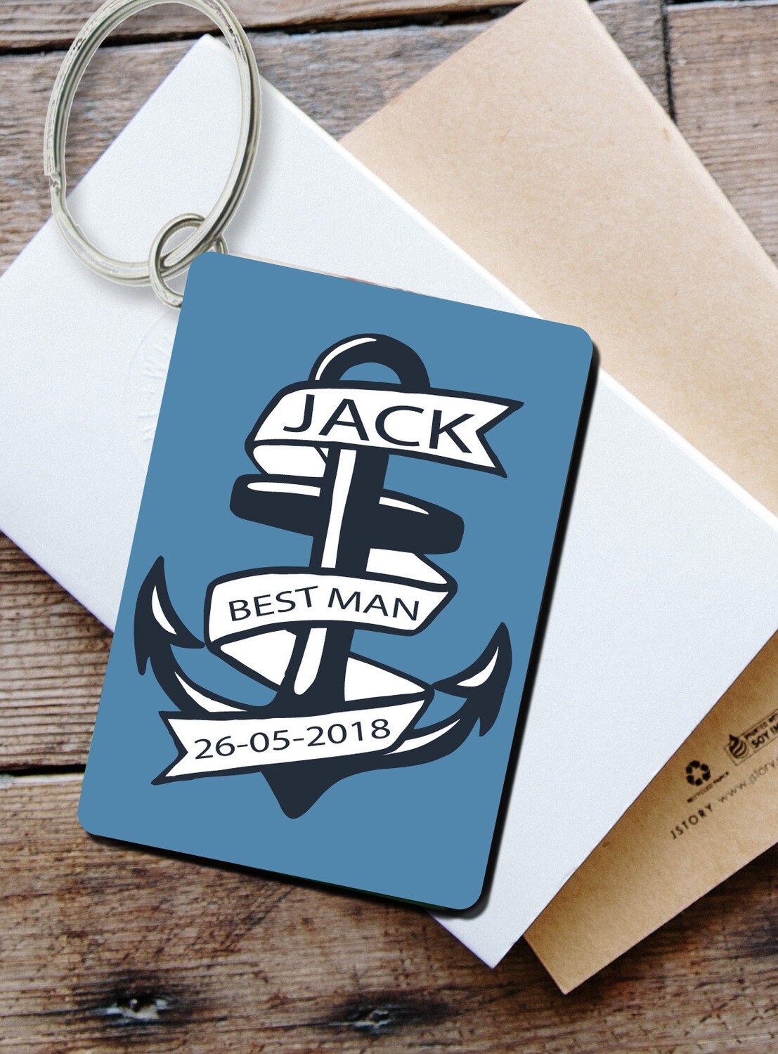 Personalized Anchor Keyring