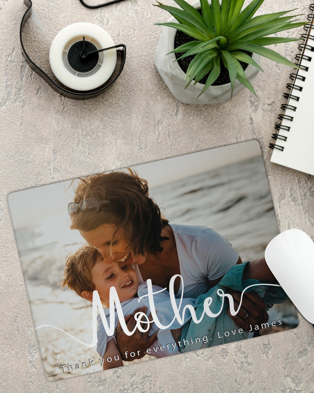 Personalized Mother Photo Mousepad