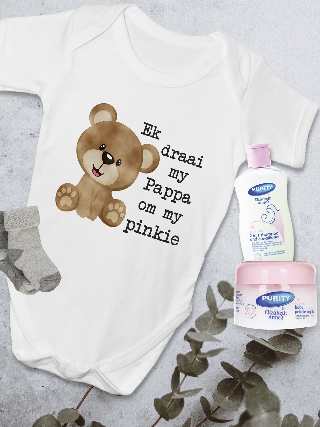 Personalized Bear Baby Vest
