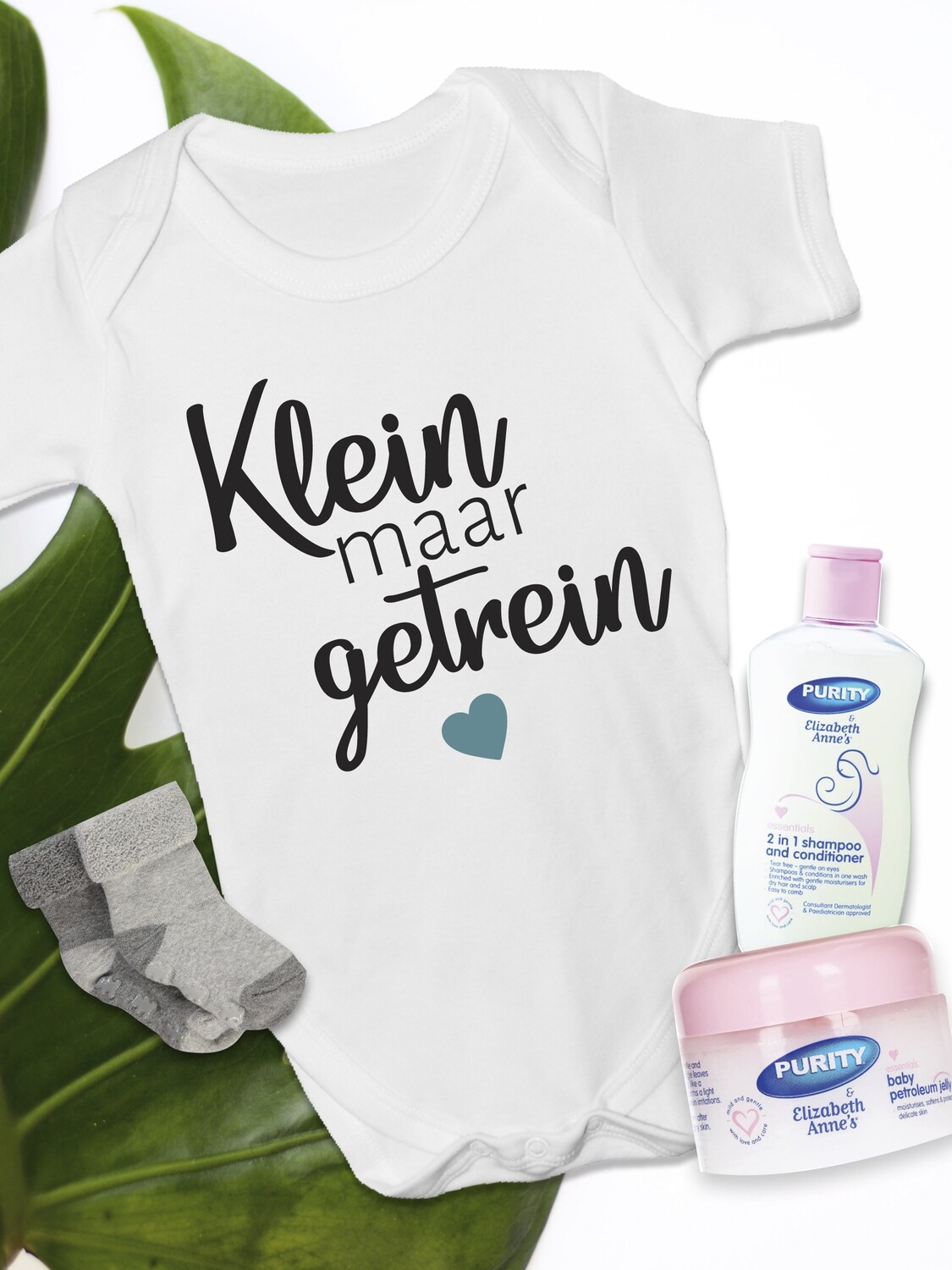 Personalized Klein maar Getrein Baby Vest