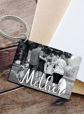 Personalized Mother Photo Key Ring