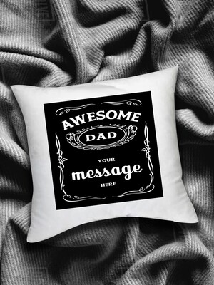 Personalized Whiskey Scatter Cushion
