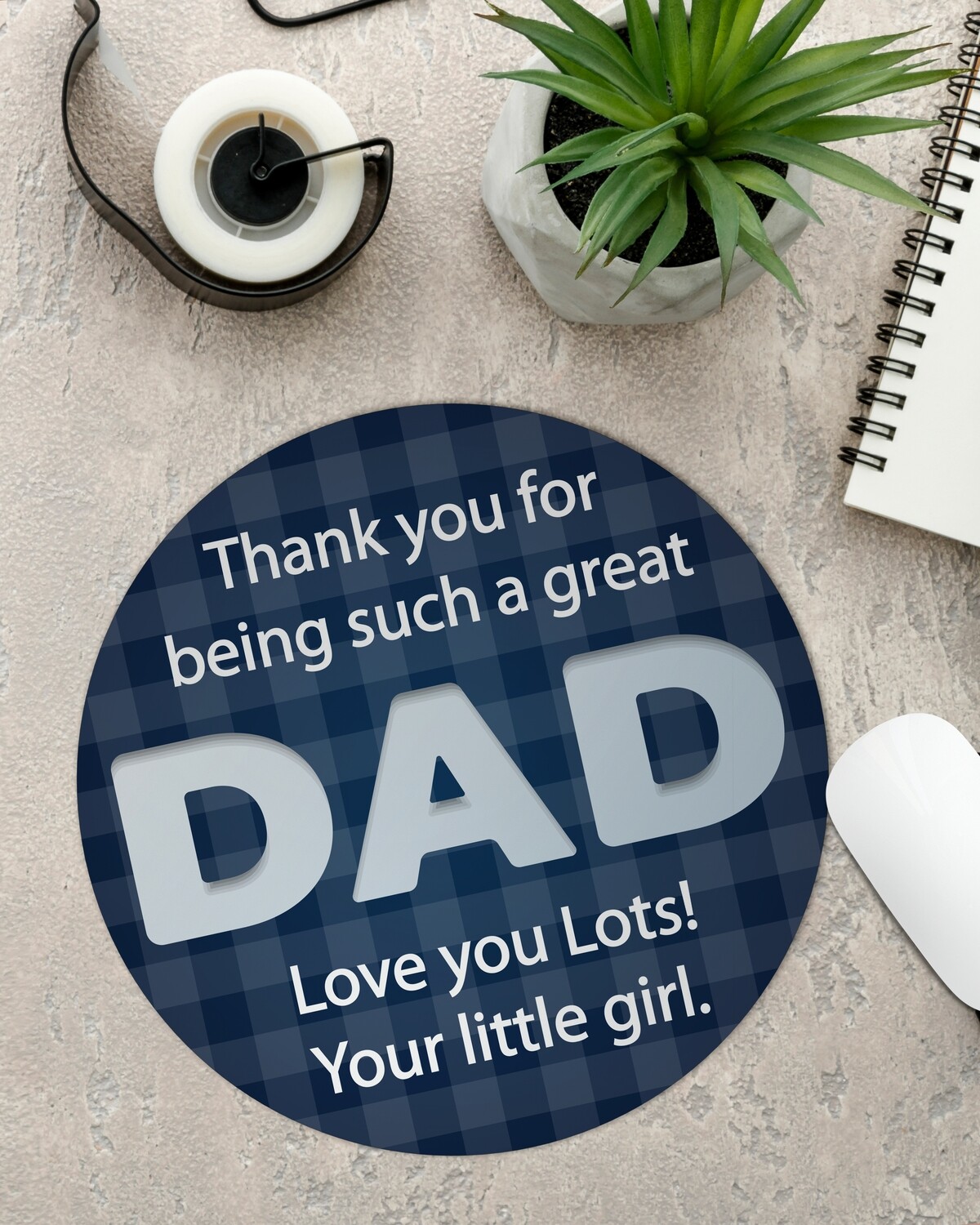 Personalized Dad Mouse Pad