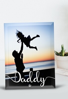 Personalized Daddy Glass Tile