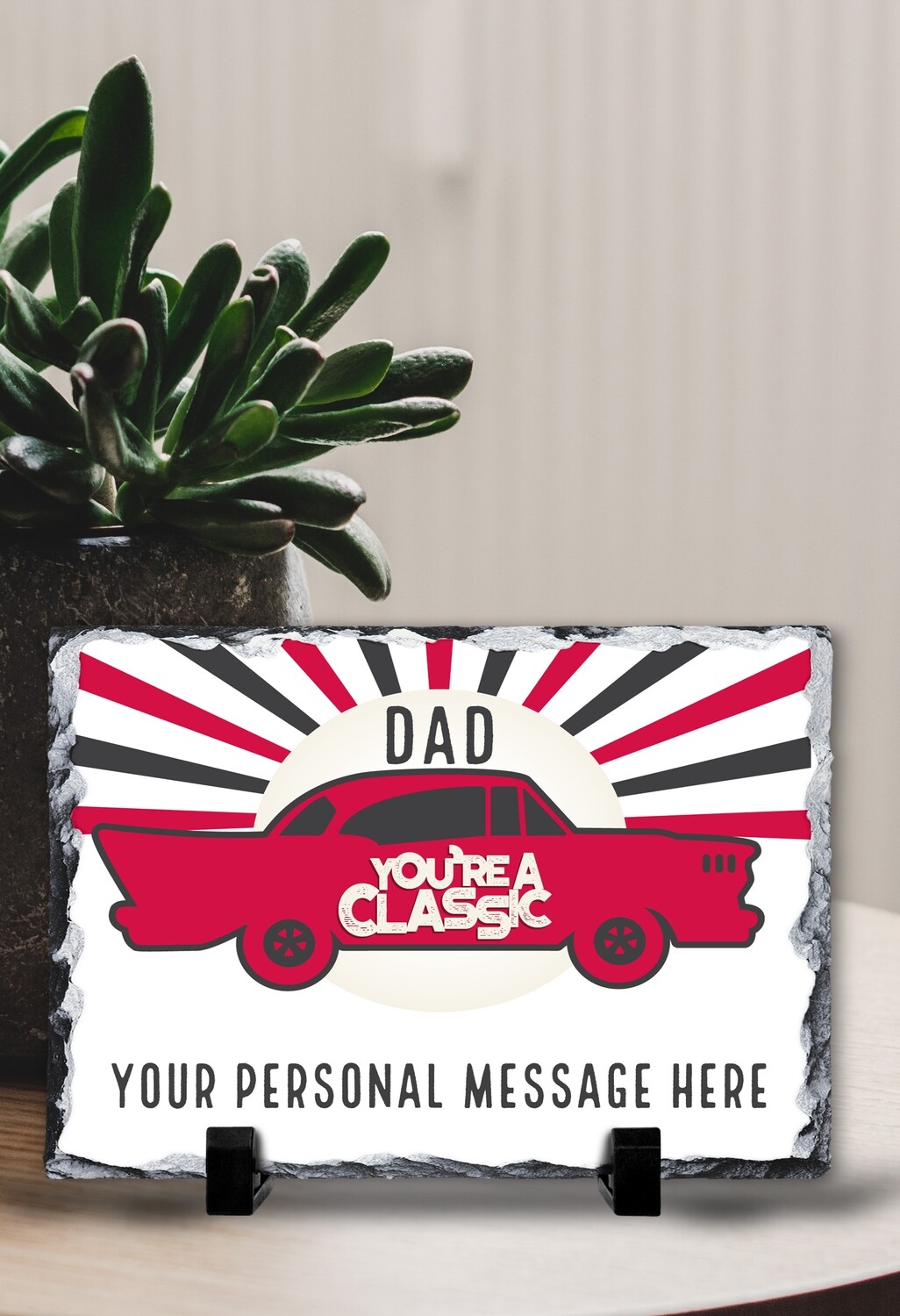 Personalized Classic Dad Slate Stone