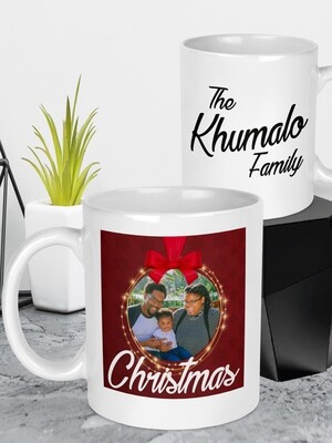 Personalised Christmas Photo Mug