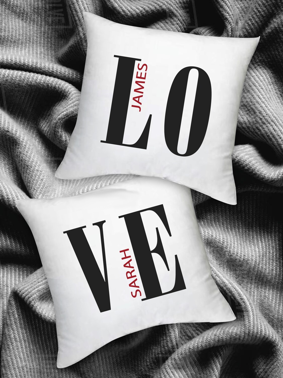 Personalized Love Scatter Cushions Set