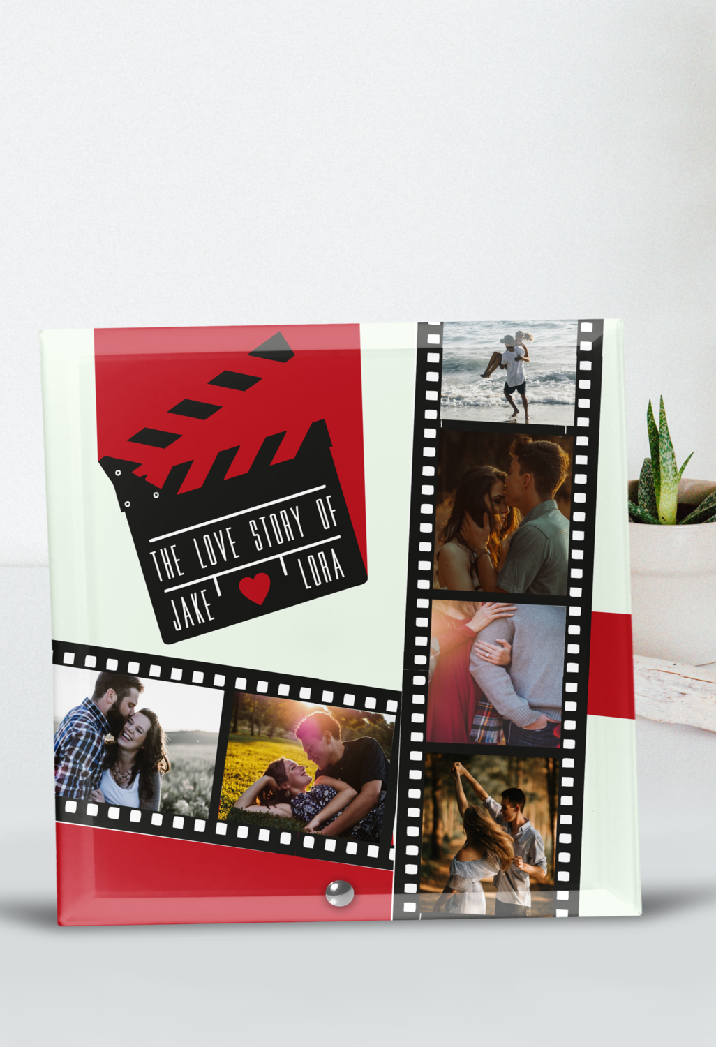 Personalised Movie Glass Tile