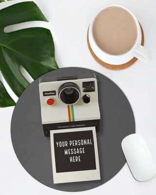 Personalized Polaroid Mouse Pad