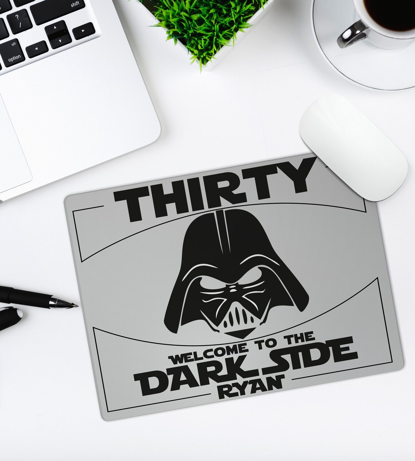Personalized Dark Side Mouse Pad