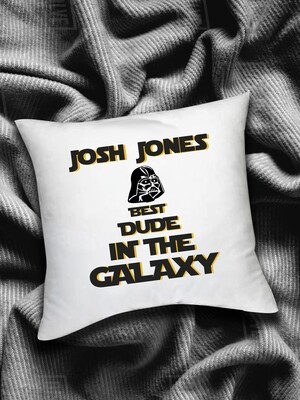 Personalized Galaxy Scatter Cushion